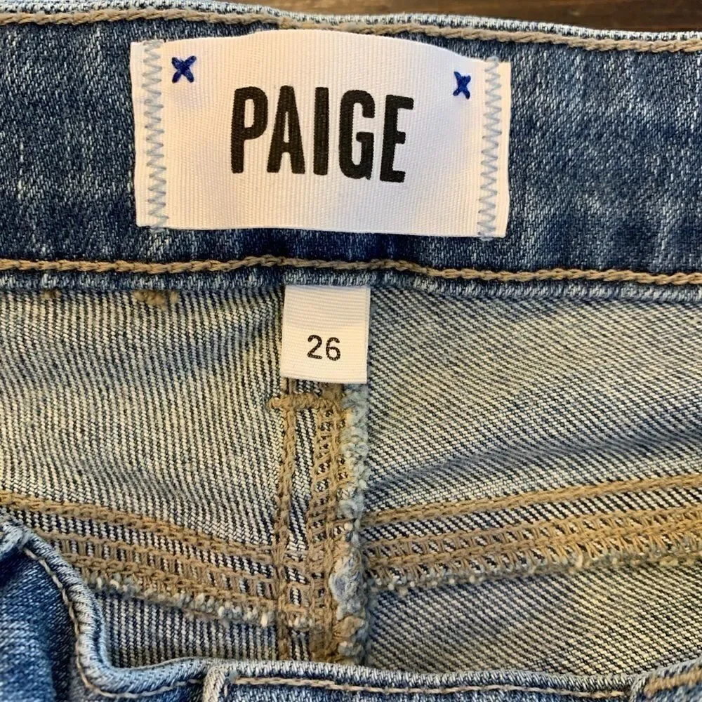 Paige Verdugo Ankle Paulinatux Embellished Jeans